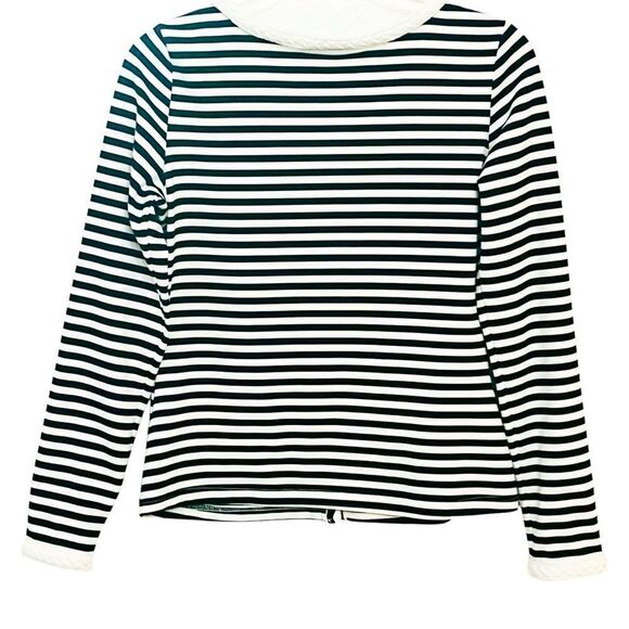 Katherine New York Blazer Black White Stripe Anchor Nautical Cord/Braid/Trim S - Picture 7 of 13